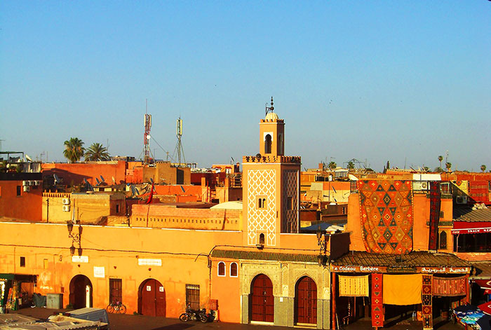Vue sur la Médina de Marrakech